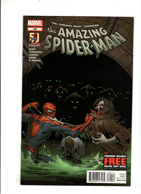 The Amazing Spider-Man, Vol. 2 #690 (Cvr A) (2012) Giuseppe Camuncoli  A Giuseppe Camuncoli  Buy & Sell Comics Online Comic Shop Toronto Canada