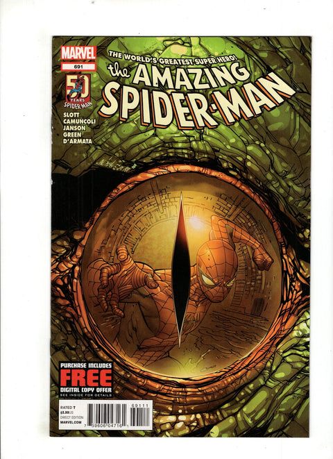 The Amazing Spider-Man, Vol. 2 #691 (Cvr A) (2012) Giuseppe Camuncoli  A Giuseppe Camuncoli  Buy & Sell Comics Online Comic Shop Toronto Canada