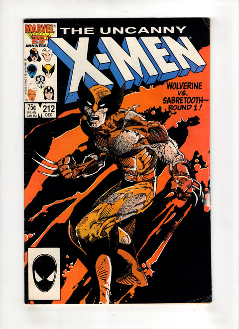Uncanny X-Men, Vol. 1 #212 (1986)     Buy & Sell Comics Online Comic Shop Toronto Canada