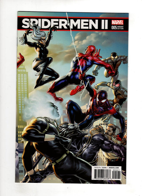 Spider-Men II #5 (Cvr B) (2017) Variant Jesus Saiz Connecting B Variant Jesus Saiz Connecting  Buy & Sell Comics Online Comic Shop Toronto Canada