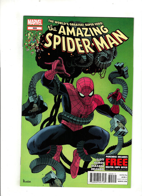 The Amazing Spider-Man, Vol. 2 #699 (Cvr A) (2012) Paolo Rivera  A Paolo Rivera  Buy & Sell Comics Online Comic Shop Toronto Canada