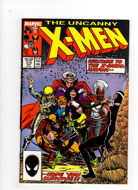 Uncanny X-Men, Vol. 1 #219 (1987)      Buy & Sell Comics Online Comic Shop Toronto Canada