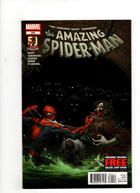 The Amazing Spider-Man, Vol. 2 #690 (Cvr A) (2012) Giuseppe Camuncoli  A Giuseppe Camuncoli  Buy & Sell Comics Online Comic Shop Toronto Canada