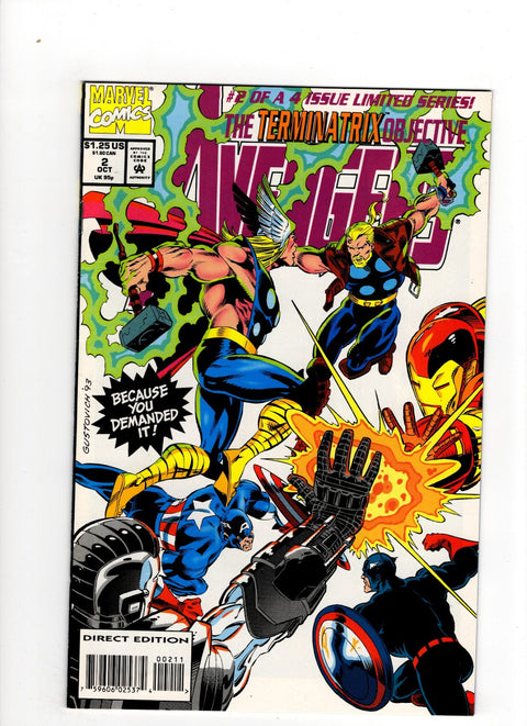 The Avengers: The Terminatrix Objective #2 (1993)      Buy & Sell Comics Online Comic Shop Toronto Canada
