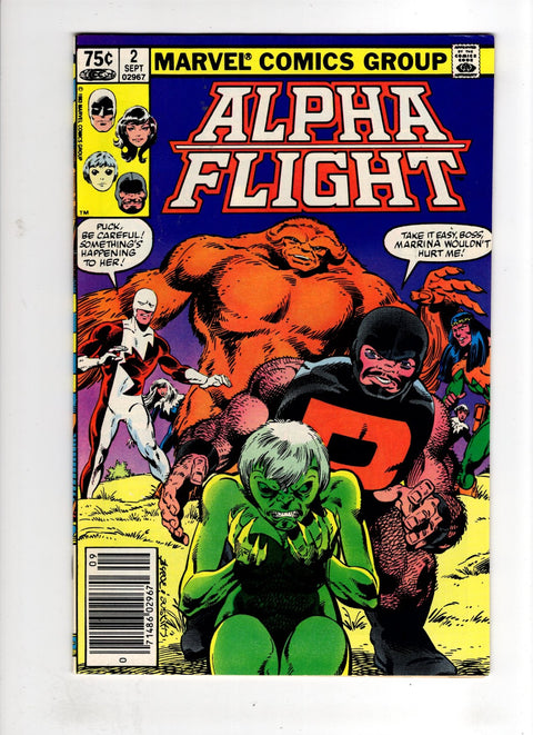 Alpha Flight, Vol. 1 #2 (1983) Canadian Price Variant   Canadian Price Variant  Buy & Sell Comics Online Comic Shop Toronto Canada