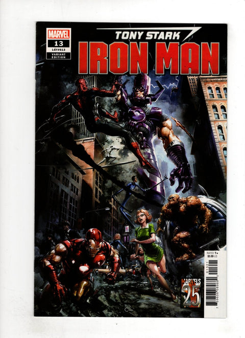 Tony Stark: Iron Man #13 (Cvr B) (2019) Variant Clayton Crain Marvels 25th Tribute B Variant Clayton Crain Marvels 25th Tribute  Buy & Sell Comics Online Comic Shop Toronto Canada