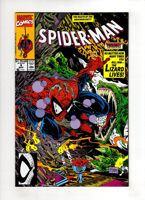 Spider-Man, Vol. 1 #4 (1990)     Buy & Sell Comics Online Comic Shop Toronto Canada