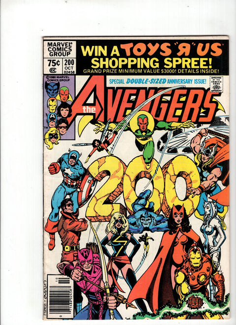 The Avengers, Vol. 1 #200 (1980) Newsstand Edition   Newsstand Edition  Buy & Sell Comics Online Comic Shop Toronto Canada