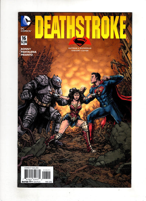 Deathstroke, Vol. 3 #16 (Cvr B) (2016) Chris Burnham Batman v Superman Dawn Of Justice Variant B Chris Burnham Batman v Superman Dawn Of Justice Variant  Buy & Sell Comics Online Comic Shop Toronto Canada