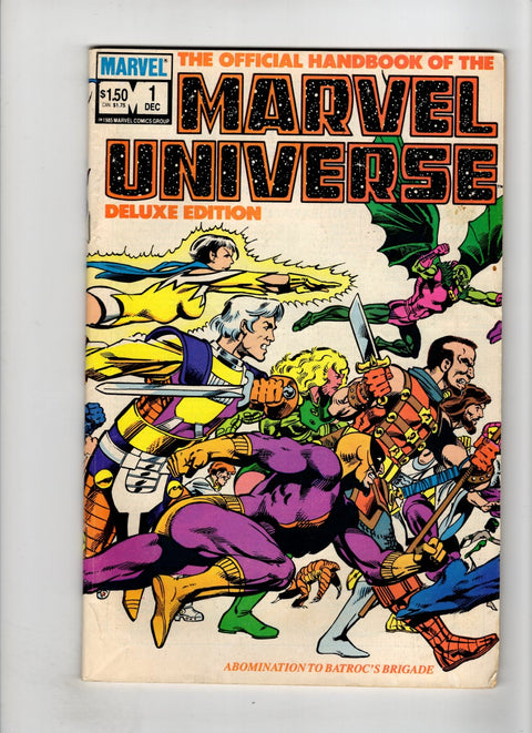 Official Handbook of the Marvel Universe: Deluxe Edition (Vol. 2) #1 (Cvr A) (1985)  A   Buy & Sell Comics Online Comic Shop Toronto Canada