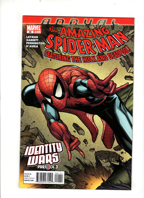 The Amazing Spider-Man, Vol. 2 Annual #38 (Cvr A) (2011) Steve McNiven  A Steve McNiven  Buy & Sell Comics Online Comic Shop Toronto Canada