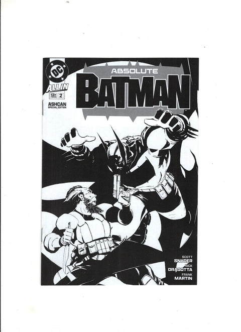 Absolute Batman 2 Comic Ashcan DC Comics 2024