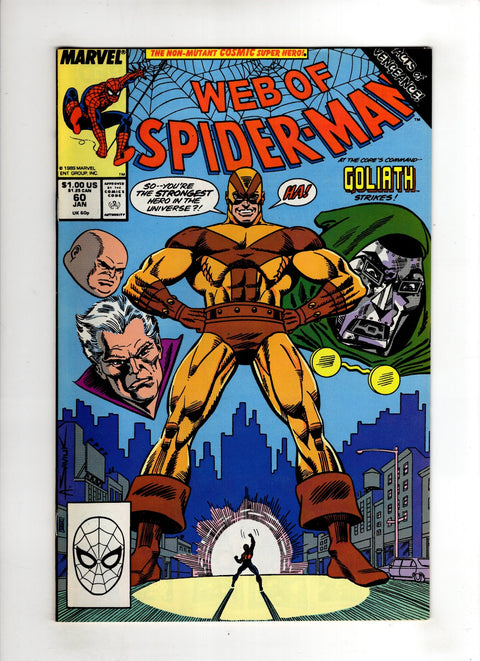 Web of Spider-Man, Vol. 1 #60 (1989)     Buy & Sell Comics Online Comic Shop Toronto Canada