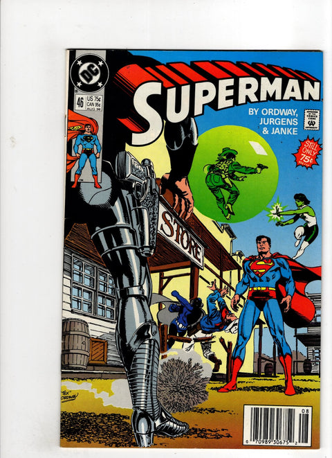 Superman, Vol. 2 #46 (1990) Newsstand Edition   Newsstand Edition  Buy & Sell Comics Online Comic Shop Toronto Canada