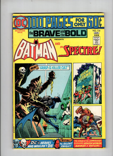 The Brave and the Bold, Vol. 1 #116 (1974) 100-Page Giant   100-Page Giant  Buy & Sell Comics Online Comic Shop Toronto Canada