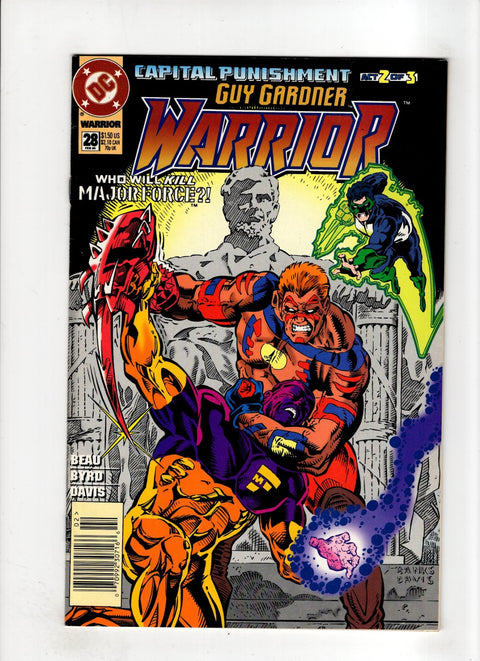 Guy Gardner: Warrior #28 (Cvr B) (1995) Newsstand Edition B Newsstand Edition  Buy & Sell Comics Online Comic Shop Toronto Canada