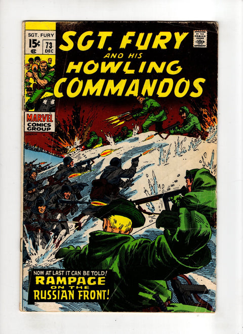 Sgt. Fury and His Howling Commandos #73 (1969)     Buy & Sell Comics Online Comic Shop Toronto Canada