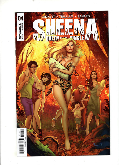 Sheena (Dynamite Entertainment) #4 (Cvr B) (2017) Variant Maria Sanapo  B Variant Maria Sanapo  Buy & Sell Comics Online Comic Shop Toronto Canada