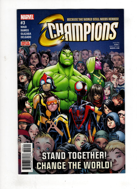 Champions, Vol. 2 (Marvel) #3 (Cvr A) (2016) Humberto Ramos  A Humberto Ramos  Buy & Sell Comics Online Comic Shop Toronto Canada