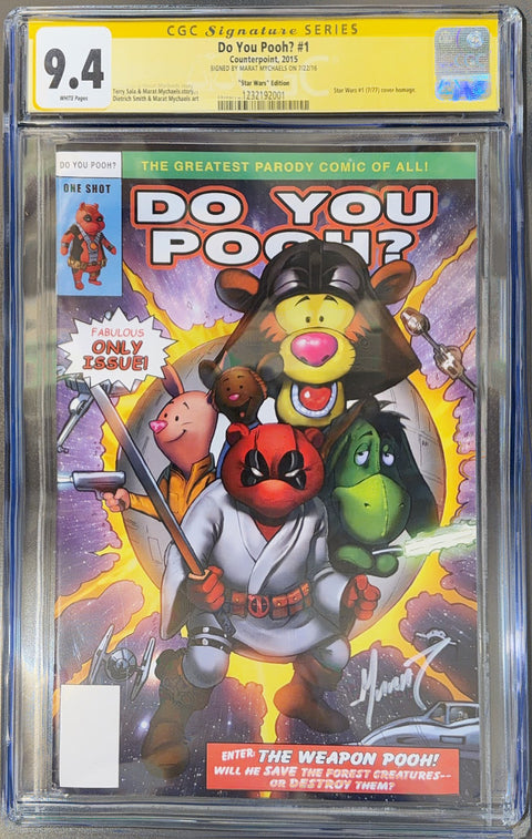 Do You Pooh? #1 (CGC 9.4) (2023) Signed EI Exclusive Star Wars Homage Variant  Buy & Sell Comics Online Comic Shop Toronto Canada