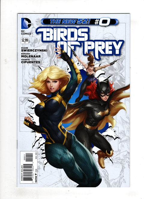 Birds of Prey, Vol. 3 #0 (2012) Artgerm   Artgerm  Buy & Sell Comics Online Comic Shop Toronto Canada