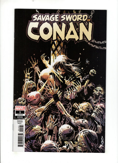 Savage Sword of Conan, Vol. 2 #1 (Cvr F) (2019) Incentive Ron Garney Color Variant  F Incentive Ron Garney Color Variant  Buy & Sell Comics Online Comic Shop Toronto Canada