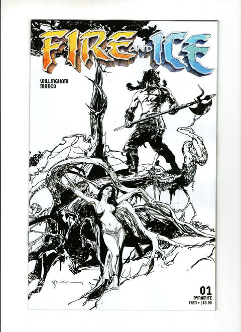 Fire And Ice #1L 1:20 Bill Sienkiewicz Incentive Variant