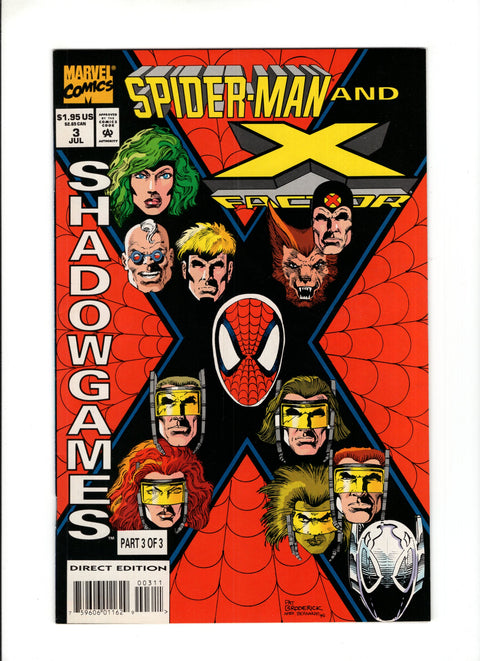 Spider-Man and X-Factor #1-3 (1994) Complete Series