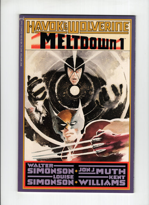 Havok and Wolverine: Meltdown #1 (1988) Complete Series   Complete Series  Buy & Sell Comics Online Comic Shop Toronto Canada