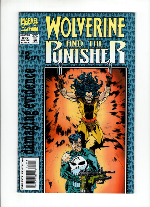 Wolverine / Punisher: Damaging Evidence #1-3 (1993) Complete Series