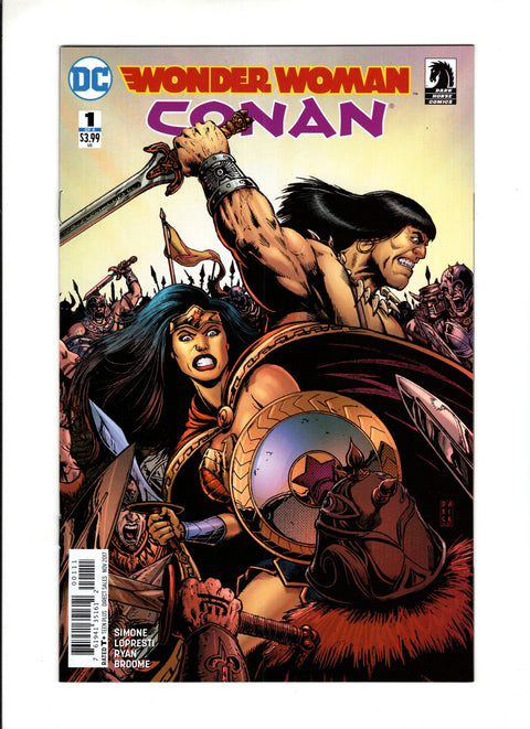 Wonder Woman / Conan #1 (Cvr A) (2017) Regular Darick Robertson Cover   A Regular Darick Robertson Cover   Buy & Sell Comics Online Comic Shop Toronto Canada