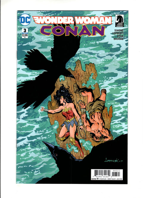Wonder Woman / Conan #3 (Cvr B) (2017) Variant Aaron Lopresti Cover  B Variant Aaron Lopresti Cover  Buy & Sell Comics Online Comic Shop Toronto Canada