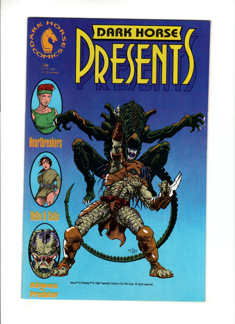 Dark Horse Presents, Vol. 1 #36 (1990) First Battle Alien vs. Predator   First Battle Alien vs. Predator  Buy & Sell Comics Online Comic Shop Toronto Canada