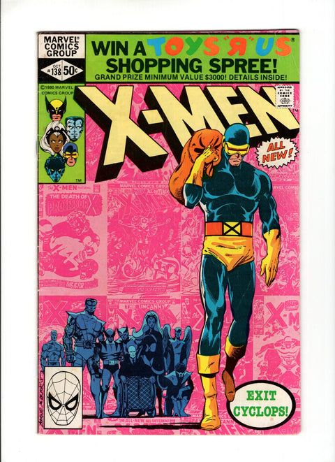 Uncanny X-Men, Vol. 1 #138 (1980) Cyclops Leaves X-Men   Cyclops Leaves X-Men  Buy & Sell Comics Online Comic Shop Toronto Canada