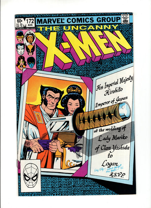 Uncanny X-Men, Vol. 1 #172 (1983)      Buy & Sell Comics Online Comic Shop Toronto Canada