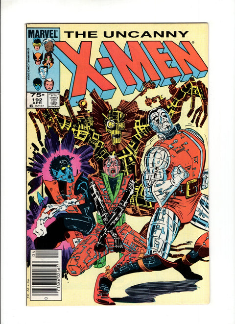 Uncanny X-Men, Vol. 1 #192 (1985)  CPV    Buy & Sell Comics Online Comic Shop Toronto Canada
