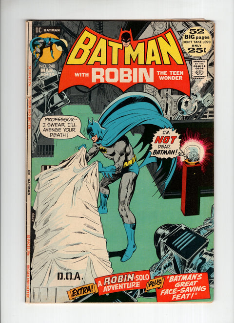 Batman, Vol. 1 #240 (1972)      Buy & Sell Comics Online Comic Shop Toronto Canada