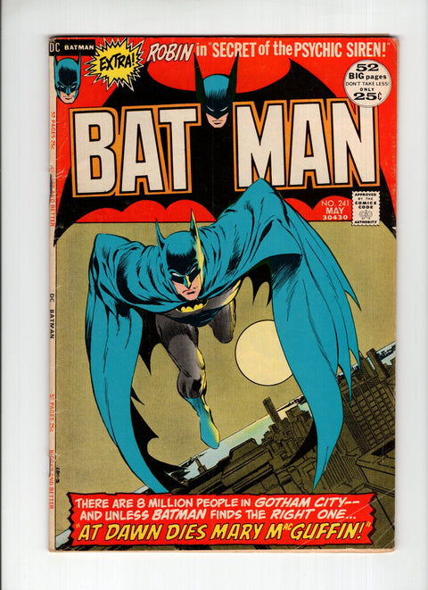 Batman, Vol. 1 #241 (1972) Neal Adams Cover   Neal Adams Cover  Buy & Sell Comics Online Comic Shop Toronto Canada