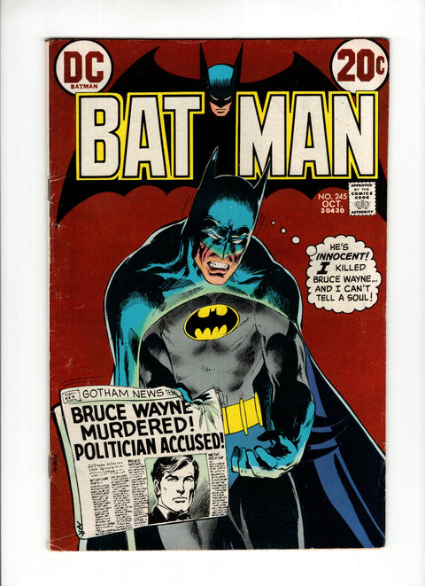 Batman, Vol. 1 #245 (1972)      Buy & Sell Comics Online Comic Shop Toronto Canada