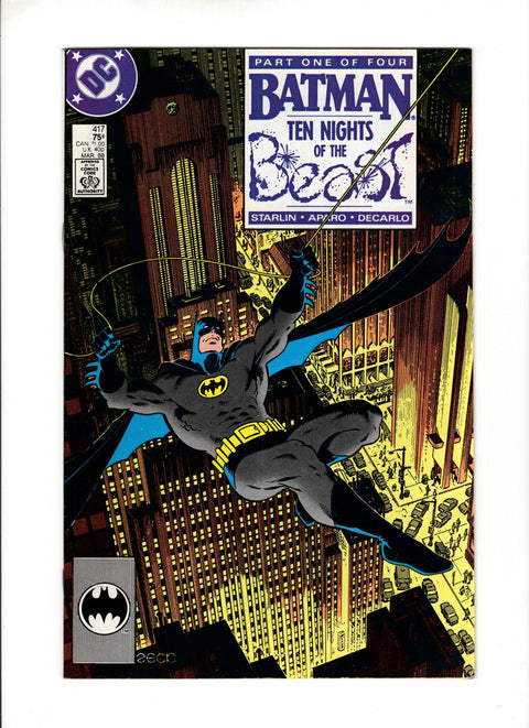 Batman, Vol. 1 #417 (1988) 1st KGBeast   1st KGBeast  Buy & Sell Comics Online Comic Shop Toronto Canada