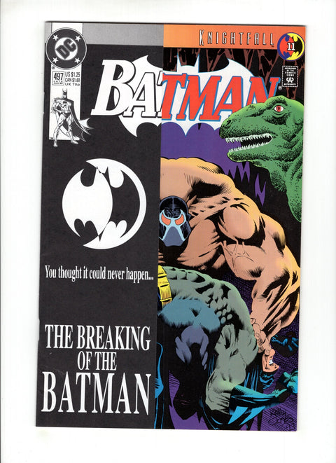 Batman, Vol. 1 #497 (1993) Bane Breaks Batman's Back   Bane Breaks Batman's Back  Buy & Sell Comics Online Comic Shop Toronto Canada