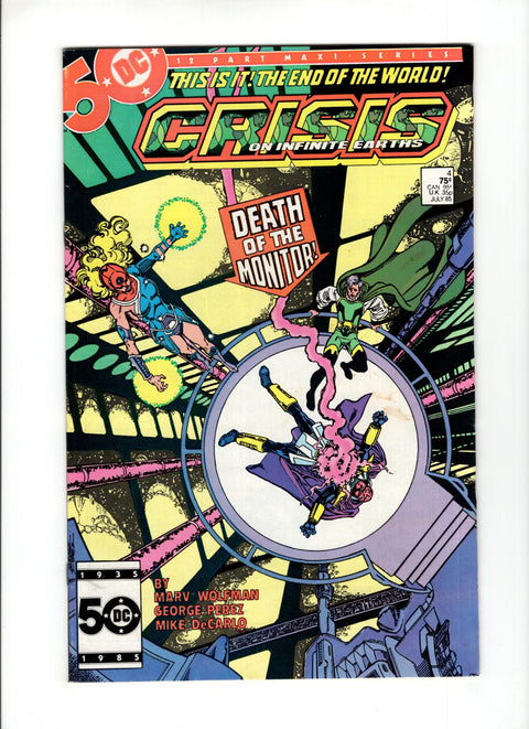 Crisis On Infinite Earths #4 (1985)      Buy & Sell Comics Online Comic Shop Toronto Canada