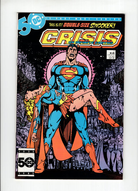 Crisis On Infinite Earths #7 (1985) Death of Supergirl   Death of Supergirl  Buy & Sell Comics Online Comic Shop Toronto Canada