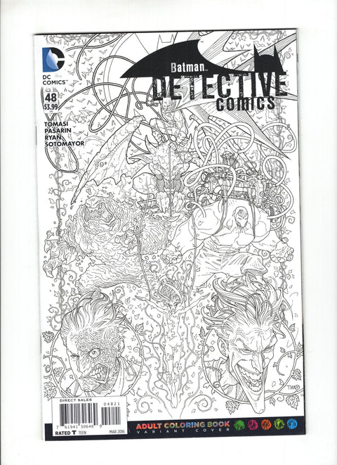 Detective Comics, Vol. 2 #48 (Cvr B) (2016) Adult Coloring Book Variant  B Adult Coloring Book Variant  Buy & Sell Comics Online Comic Shop Toronto Canada
