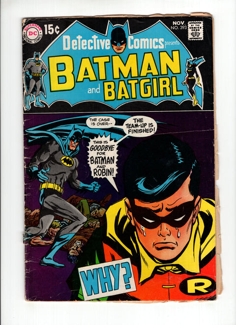 Detective Comics, Vol. 1 #393 (1969)      Buy & Sell Comics Online Comic Shop Toronto Canada