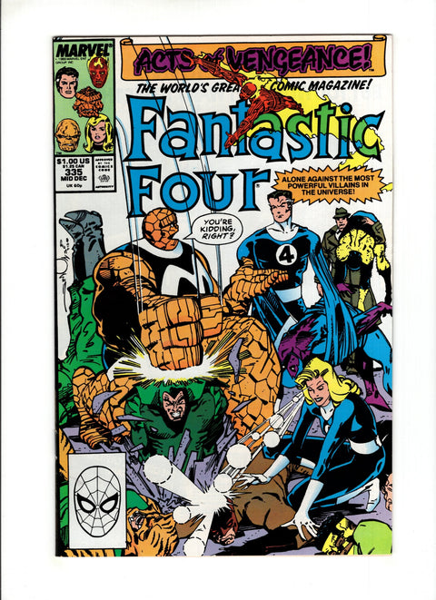 Fantastic Four, Vol. 1 #335 (1989)      Buy & Sell Comics Online Comic Shop Toronto Canada