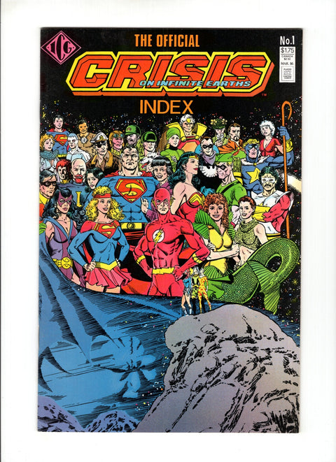 Official Crisis on Infinite Earths Index #1 (1986)      Buy & Sell Comics Online Comic Shop Toronto Canada