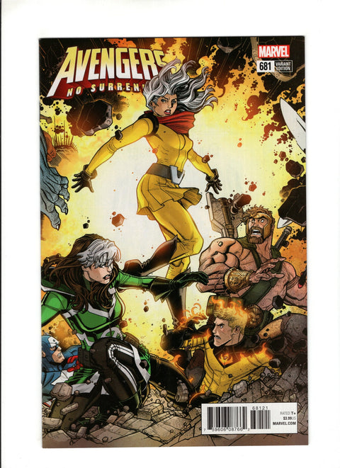 Avengers, Vol. 7 #681 (Cvr B) (2018) Incentive Nick Bradshaw Connecting Variant Cover  B Incentive Nick Bradshaw Connecting Variant Cover  Buy & Sell Comics Online Comic Shop Toronto Canada