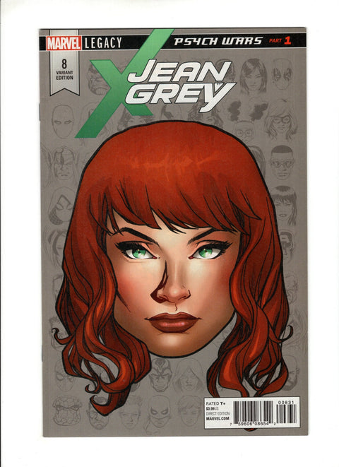 Jean Grey, Vol. 1 #8 (Cvr C) (2017) Mike McKone Incentive Headshot Variant (1:10)  C Mike McKone Incentive Headshot Variant (1:10)  Buy & Sell Comics Online Comic Shop Toronto Canada