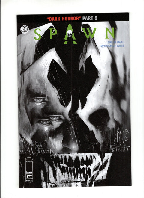 Spawn #277 (Cvr B) (2017) Jason Shawn Alexander Black & White Cover   B Jason Shawn Alexander Black & White Cover   Buy & Sell Comics Online Comic Shop Toronto Canada